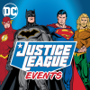 Winning athletes receiving Justice League merch and awards