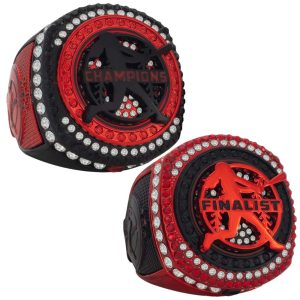 Softball Legacy Championship Rings- Black & Red