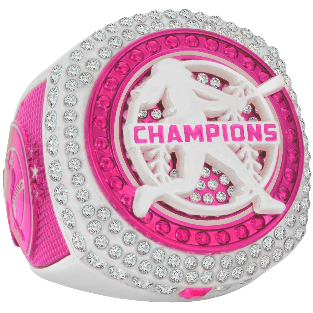 Softball Legacy Championship Rings- Pink & White