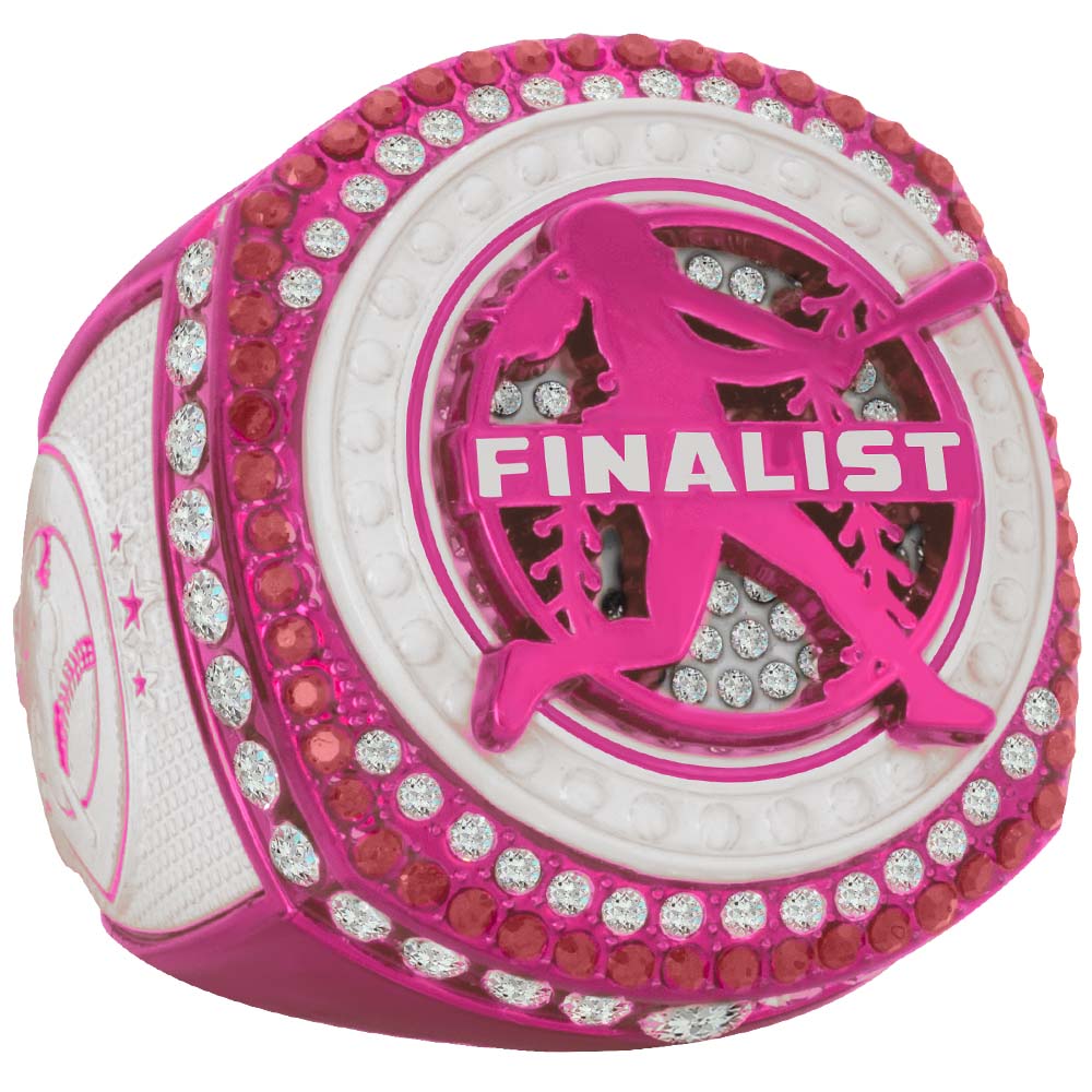 Softball Legacy Championship Rings- Pink & White