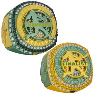 Softball Legacy Championship Rings- Green & Yellow