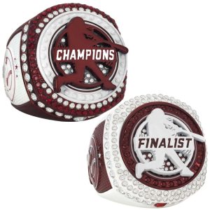 Baseball Legacy Championship Rings- Crimson & White