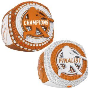 Baseball Legacy Championship Rings- Orange & White