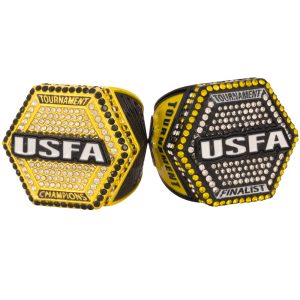USFA Hexagon Championship Rings- Neon