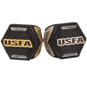 USFA Hexagon Championship Rings- Blackout