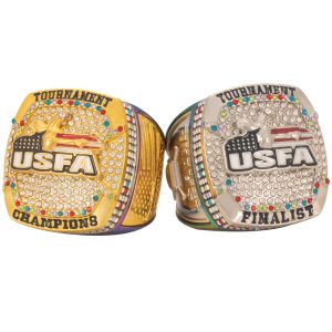 USFA Victory Championship Rings- Multicolor