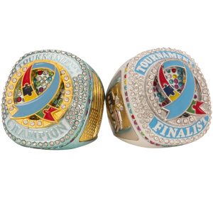USFA Themed Championship Rings- Autism Awareness