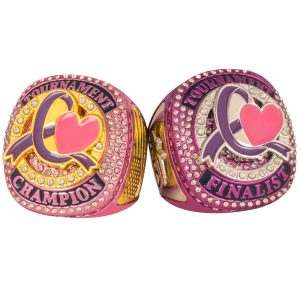 USFA Themed Championship Rings- Breast Cancer Awareness