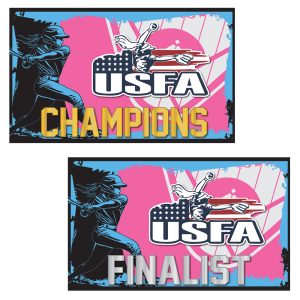 USFA 3'x5' Drip Champion & Finalist Banners