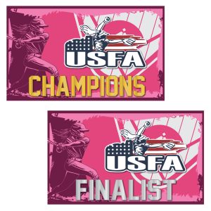 USFA 3'x5' Pink Champion & Finalist Banners